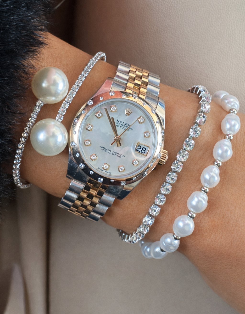 Double Take Pearl Cuff