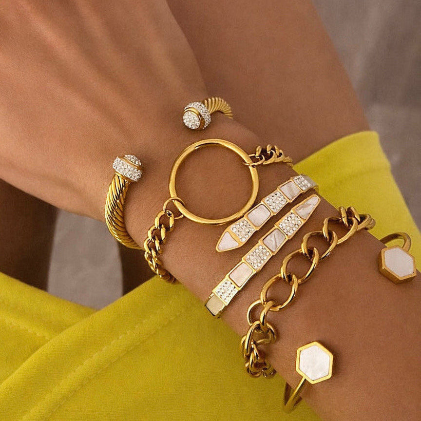 White Aura Cuff