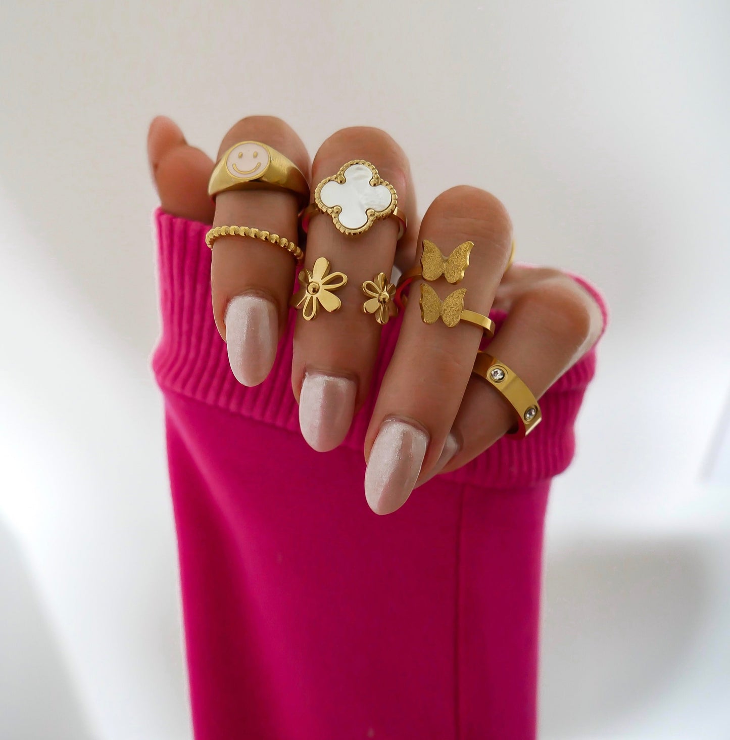 The Glow Stacking Ring Duo