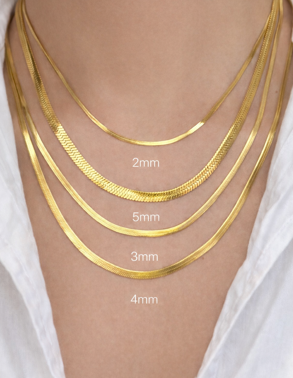 2mm Snake Chain Necklace