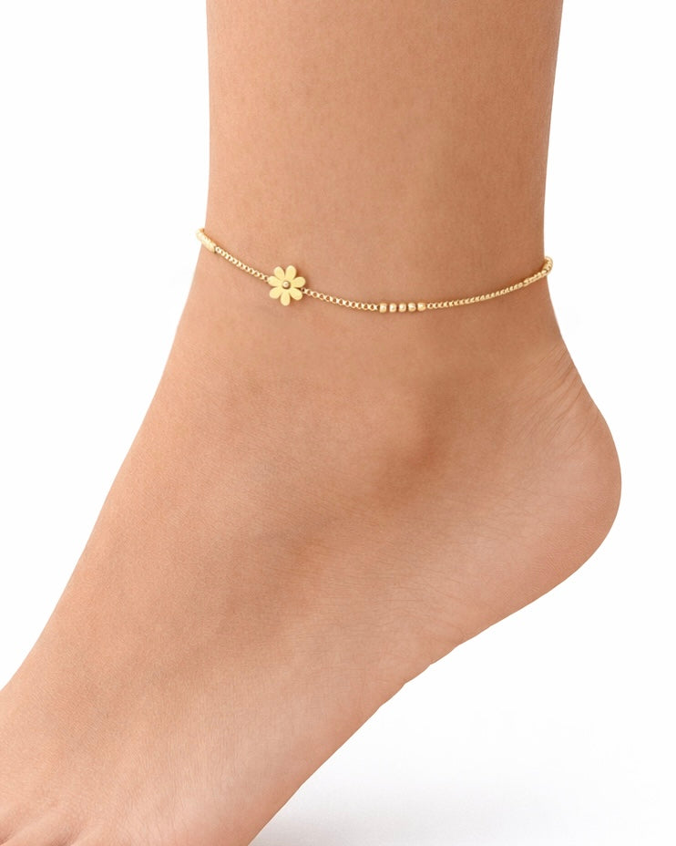 Flower Power Anklet