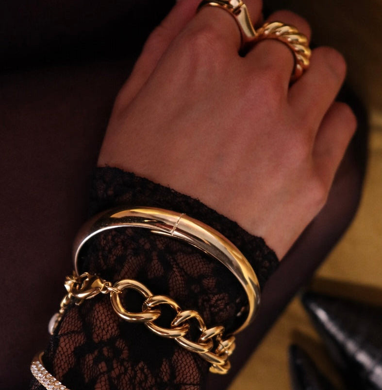The Femme Fatale Cuff - Gold