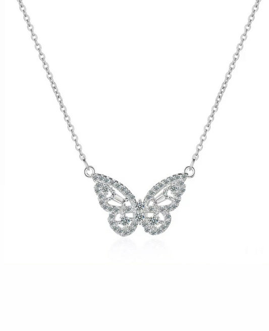 Silver Butterfly Pendant