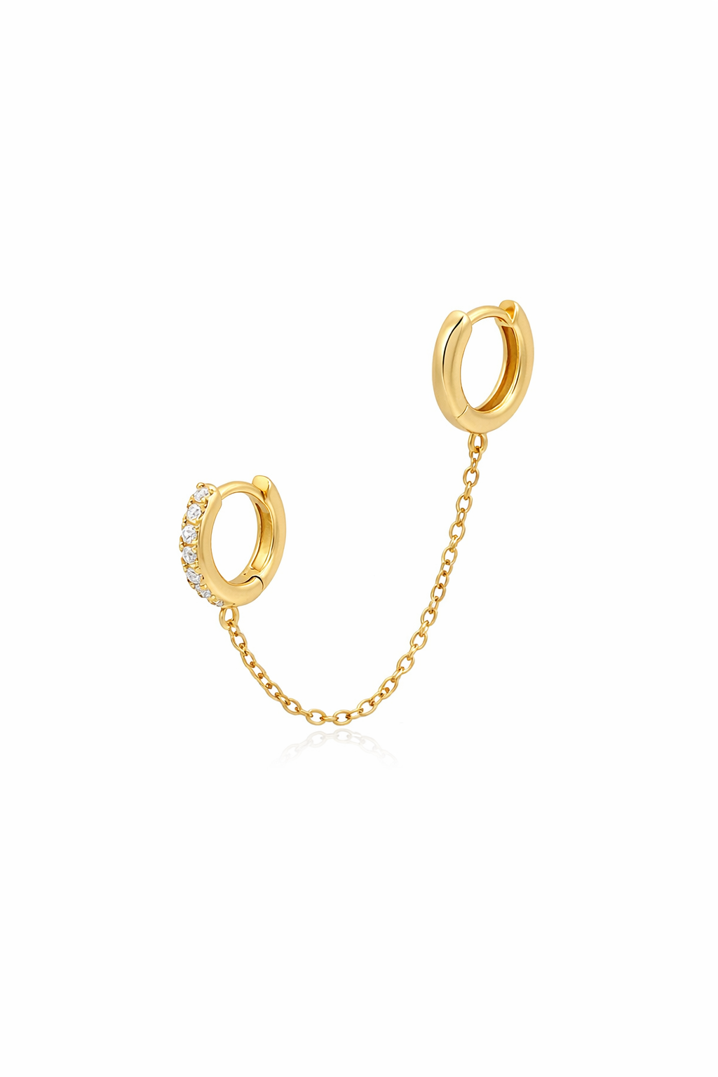 Double Hoop Earring Chain