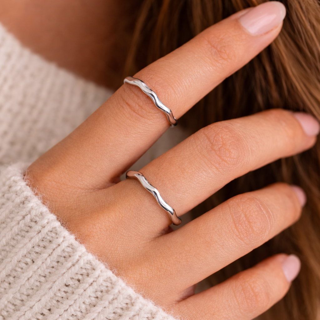 Heatwave Ring Stack ( Set of 2 )