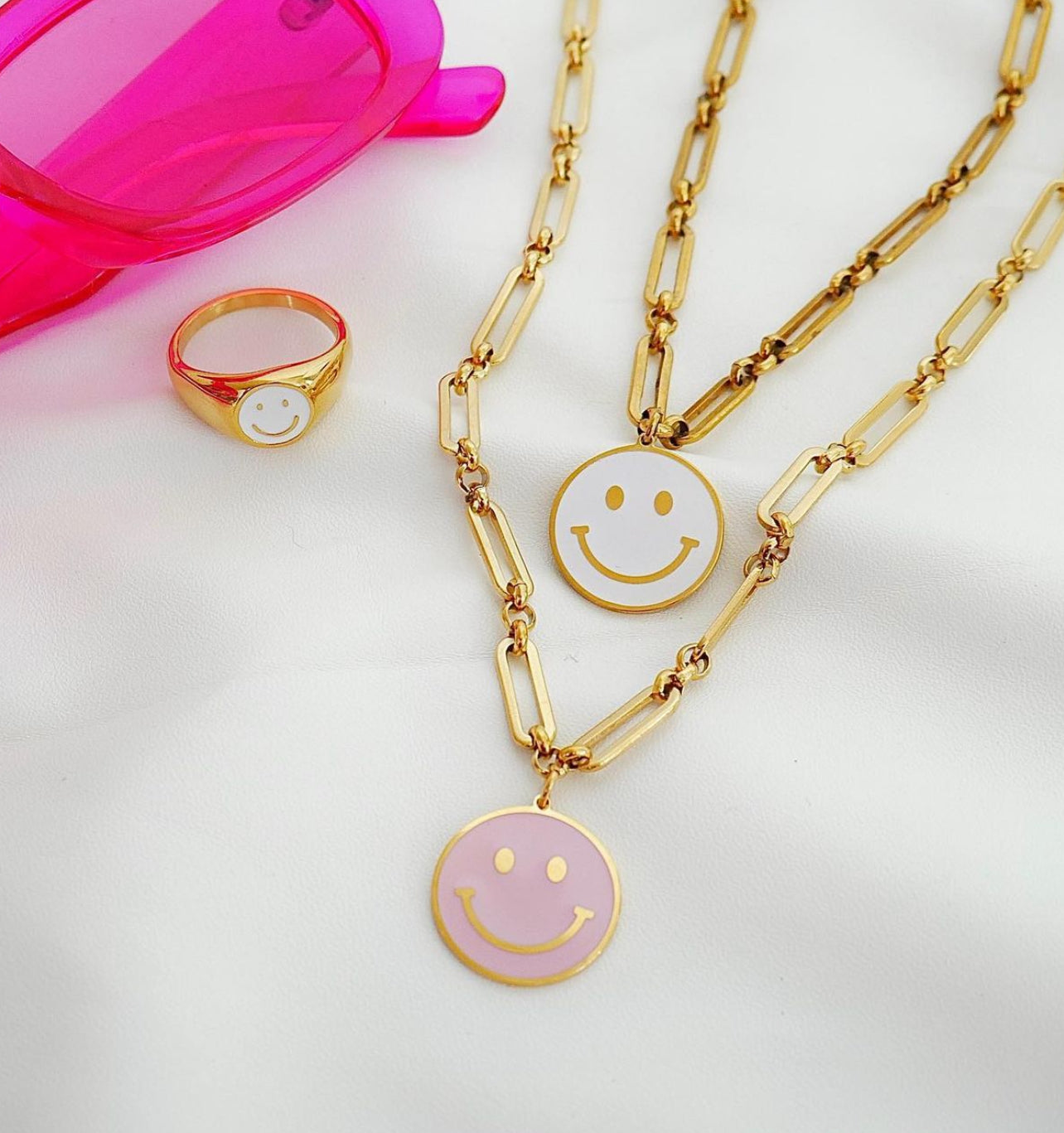 Smile Face Necklace