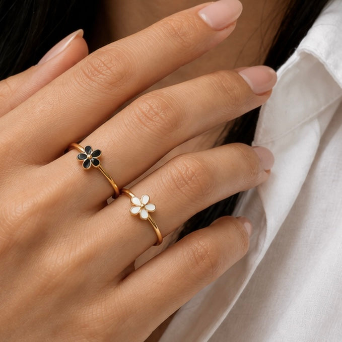 I’m Just A Girl Ring Set