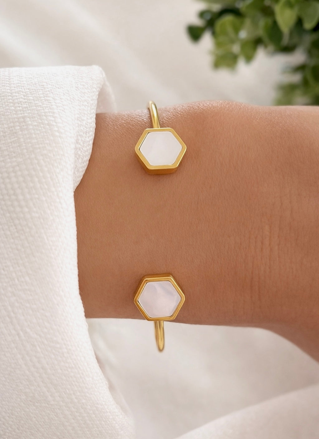 White Aura Cuff