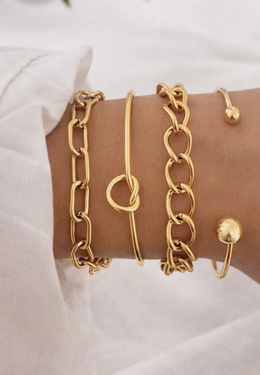 Statement Bracelet Set