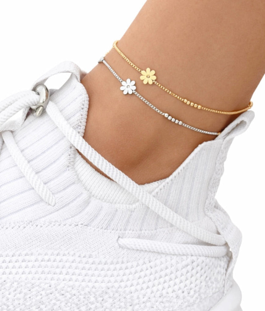 Flower Power Anklet