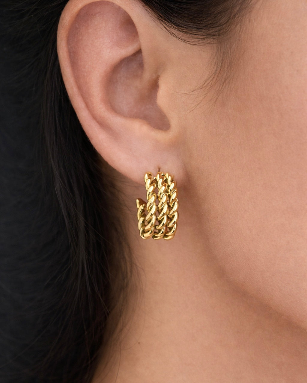 Love Story Hoop Earrings