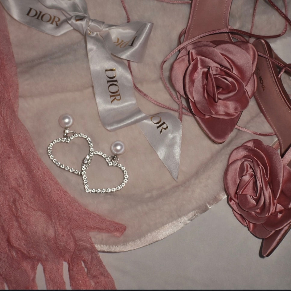 You Have My Heart Pearl Statement Earrings