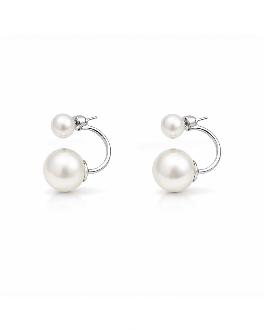 Soft Power Double Pearl Earrings