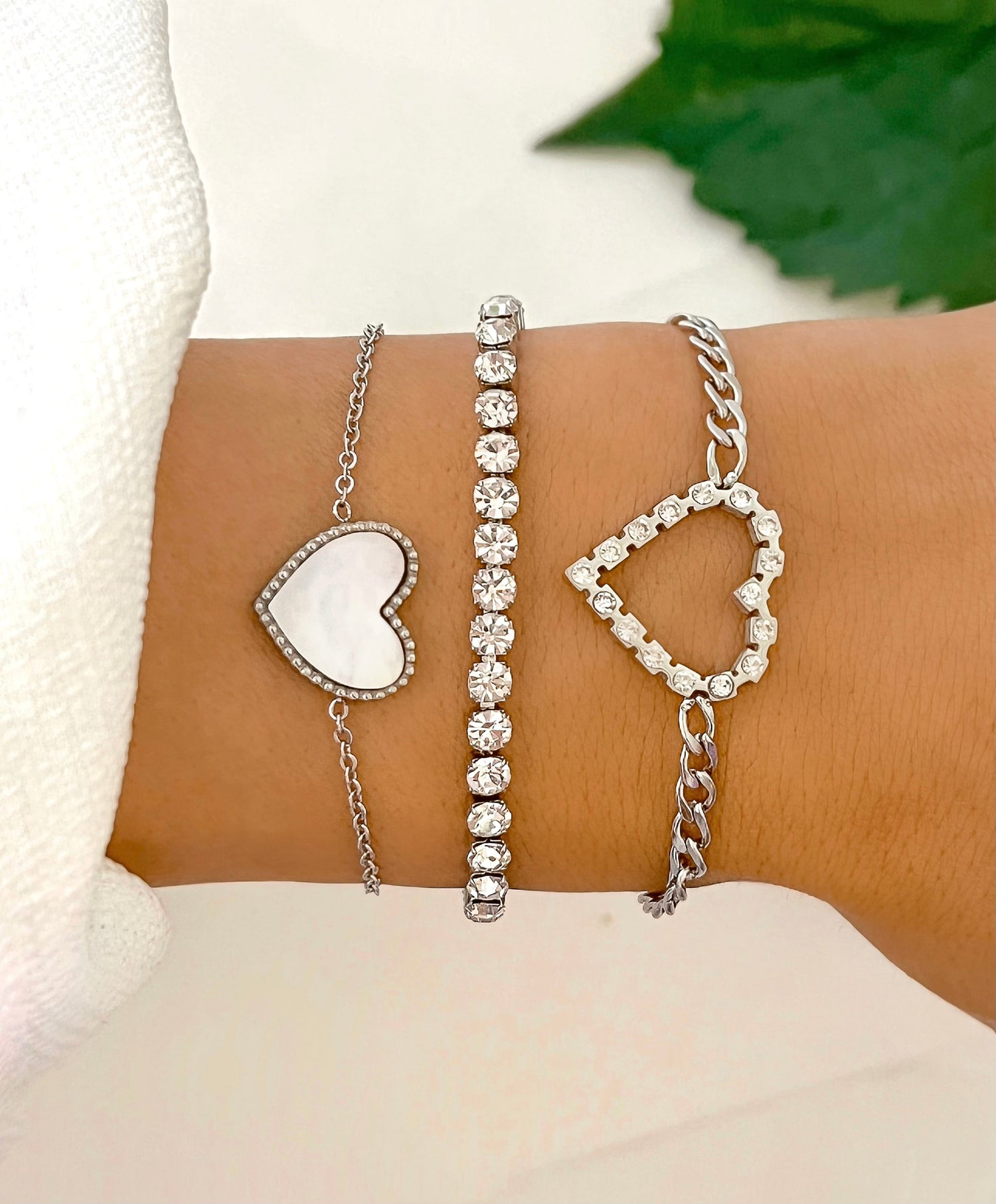 Aasta Heart Bracelet | Bracelet | Heart Bracelet | Chain Bracelet | Dimond Bracelet