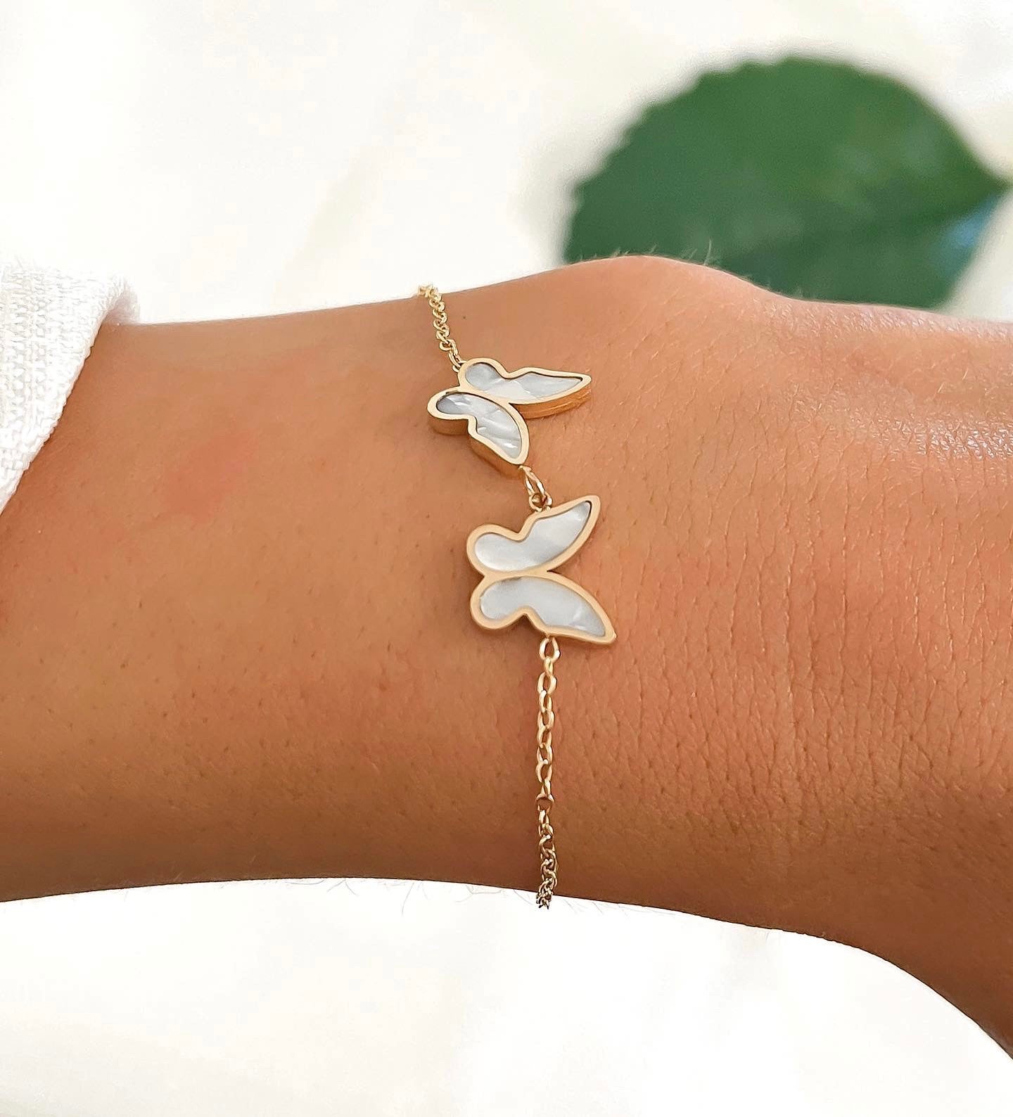 Luna Butterfly Bracelet | Butterfly Bracelet | Gold Chain Bracelet