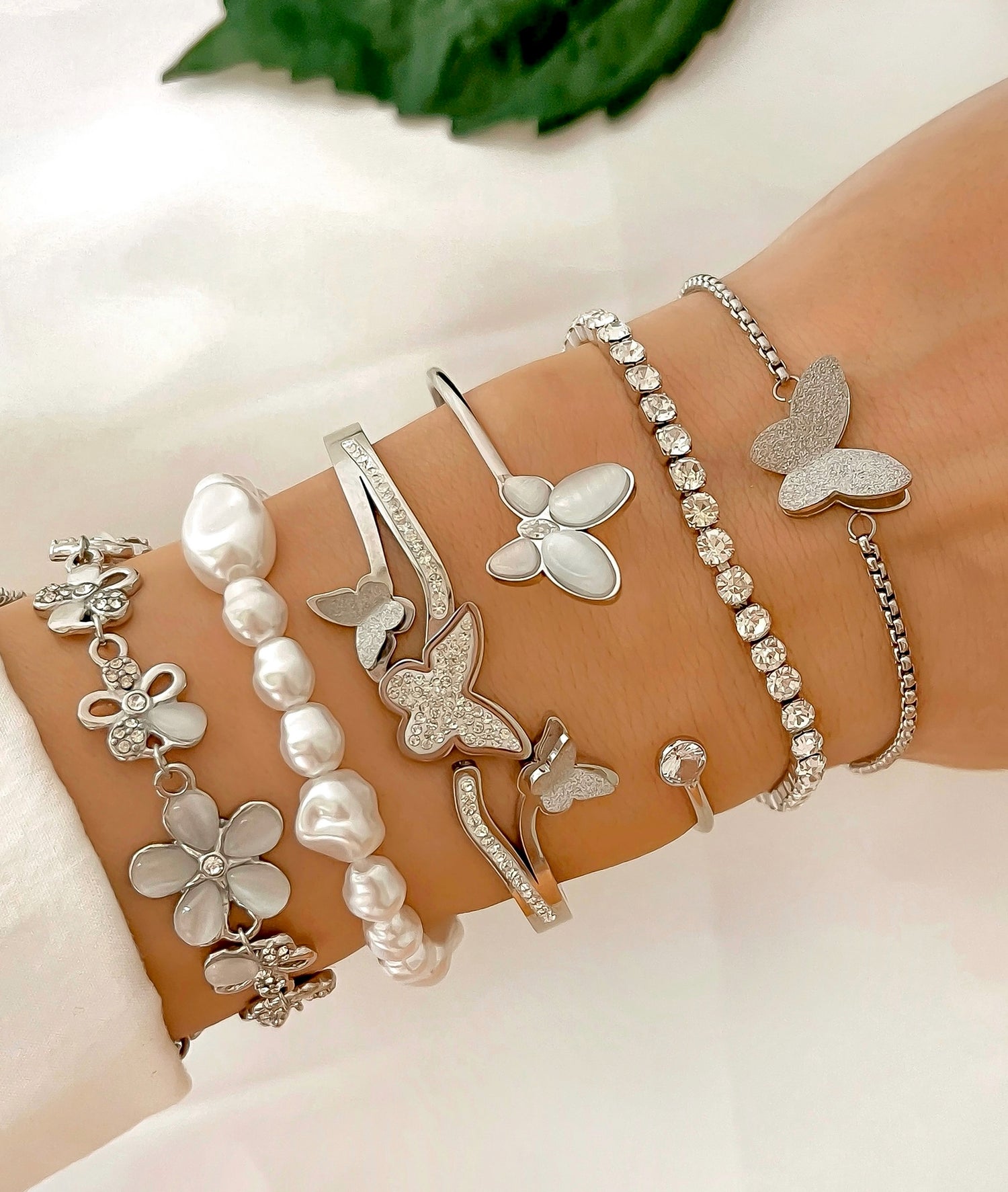 Asha Butterfly Cuff | Cuff Bracelets | Cuff Bracelets For Women | Silver Cuff Bracelets