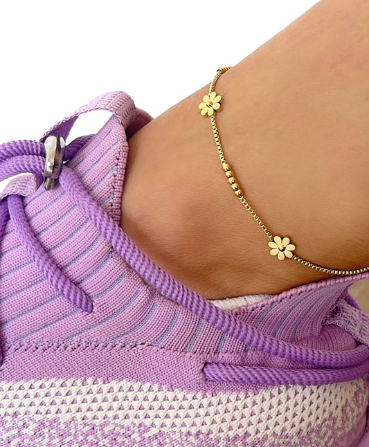 Flower Child Anklet