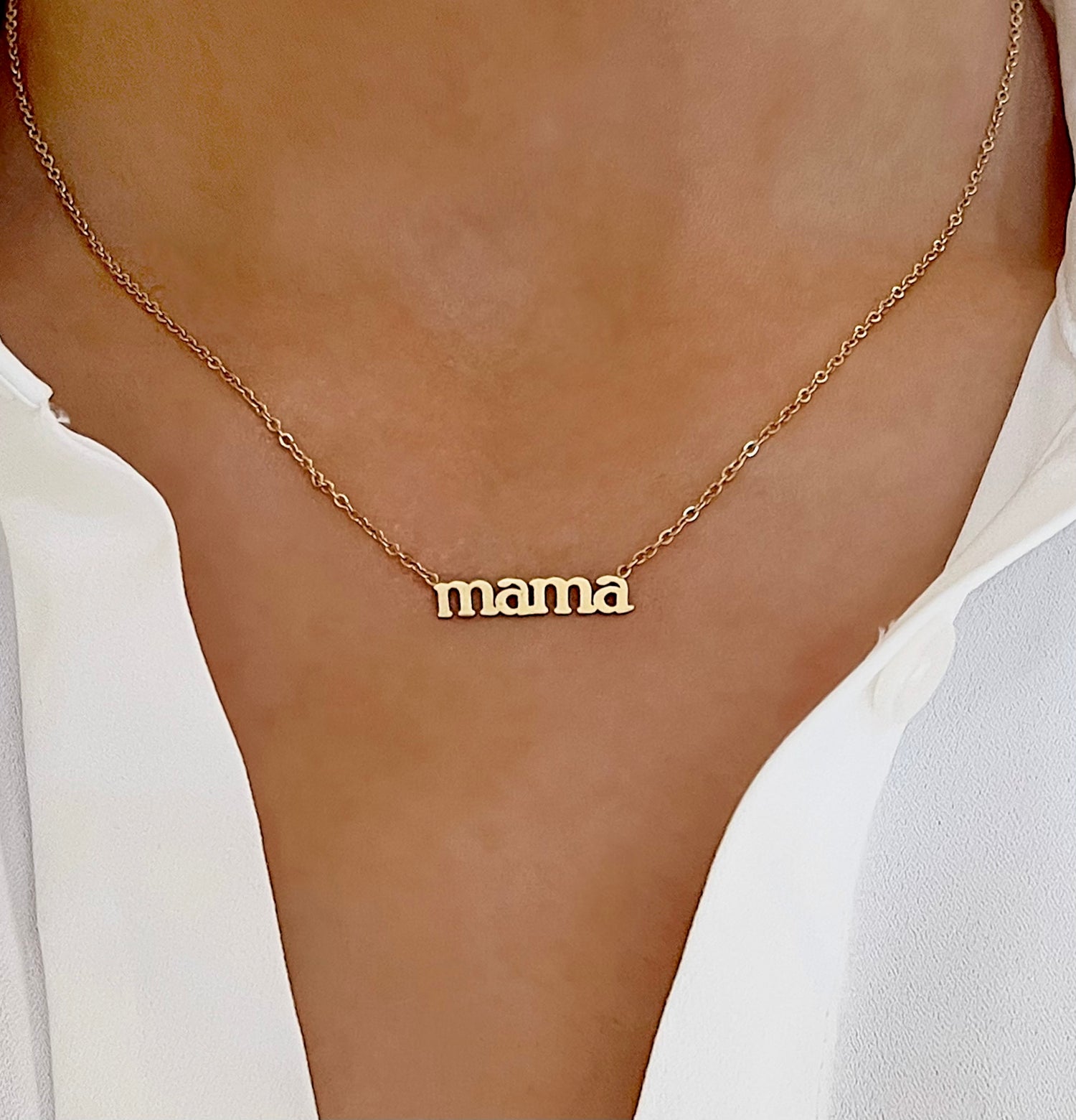 Mama Necklace | Gold Chain | Gold Necklace