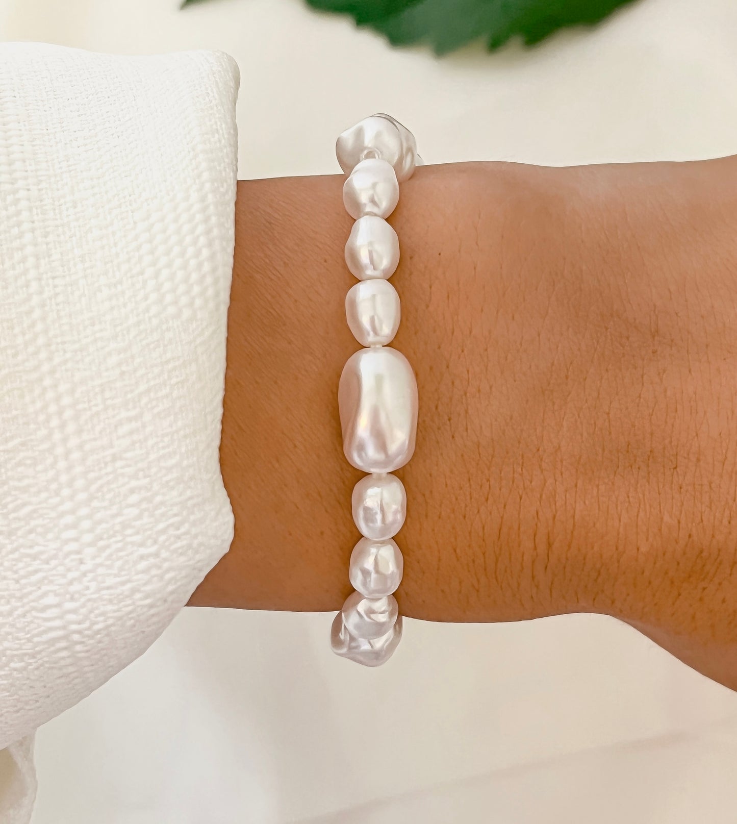 Cleanth Bracelet | Pearl Bracelet | Pearl Bracelet Gold 