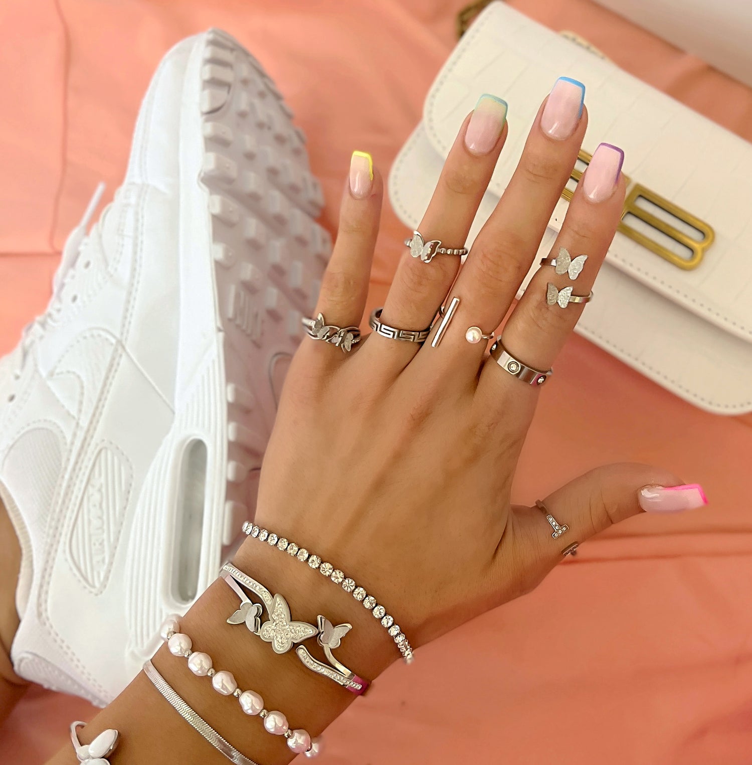 Butterfly rings for best sale women