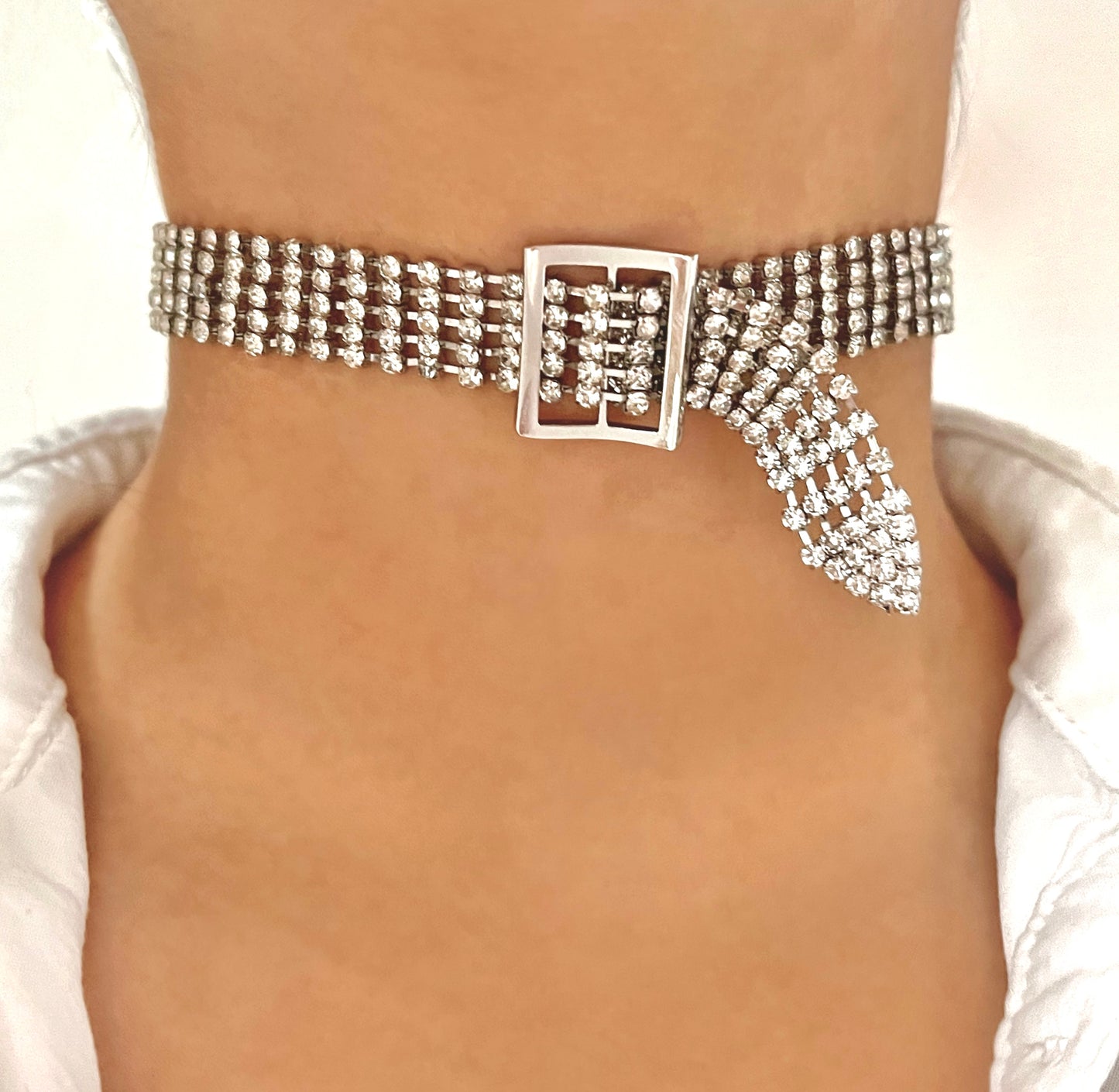 Assir Buckle Choker | Choker Necklaces | Choker | Diamond Necklace