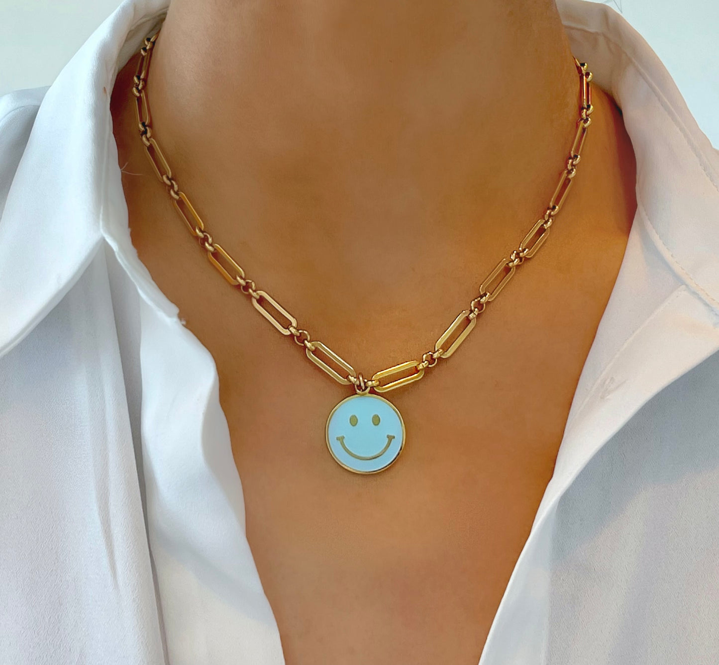 Smile Face Necklace