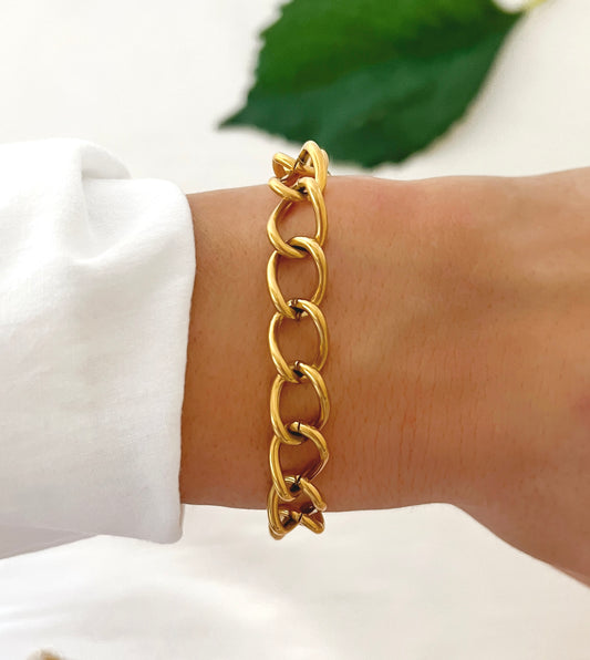 Helena Chain Bracelet | Gold Chain Bracelet | Chain Bracelet