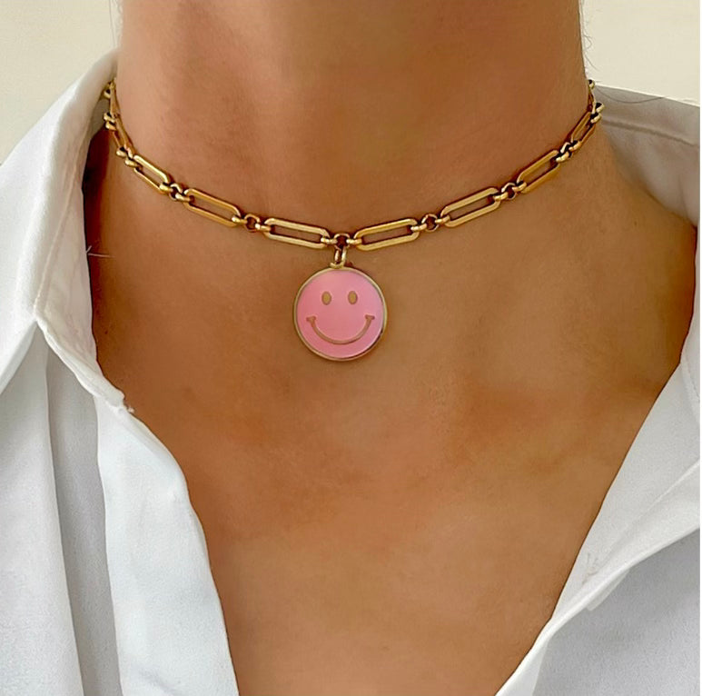 Smile Face Necklace