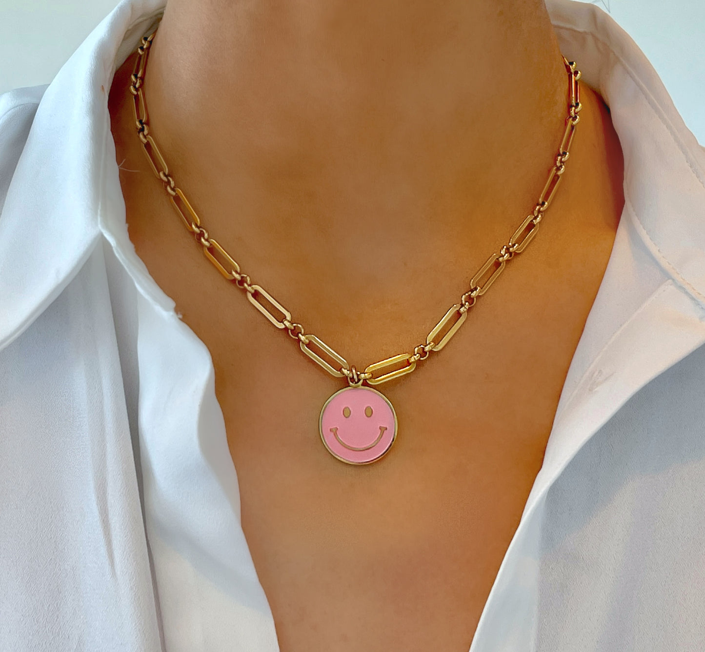 Smile Face Necklace