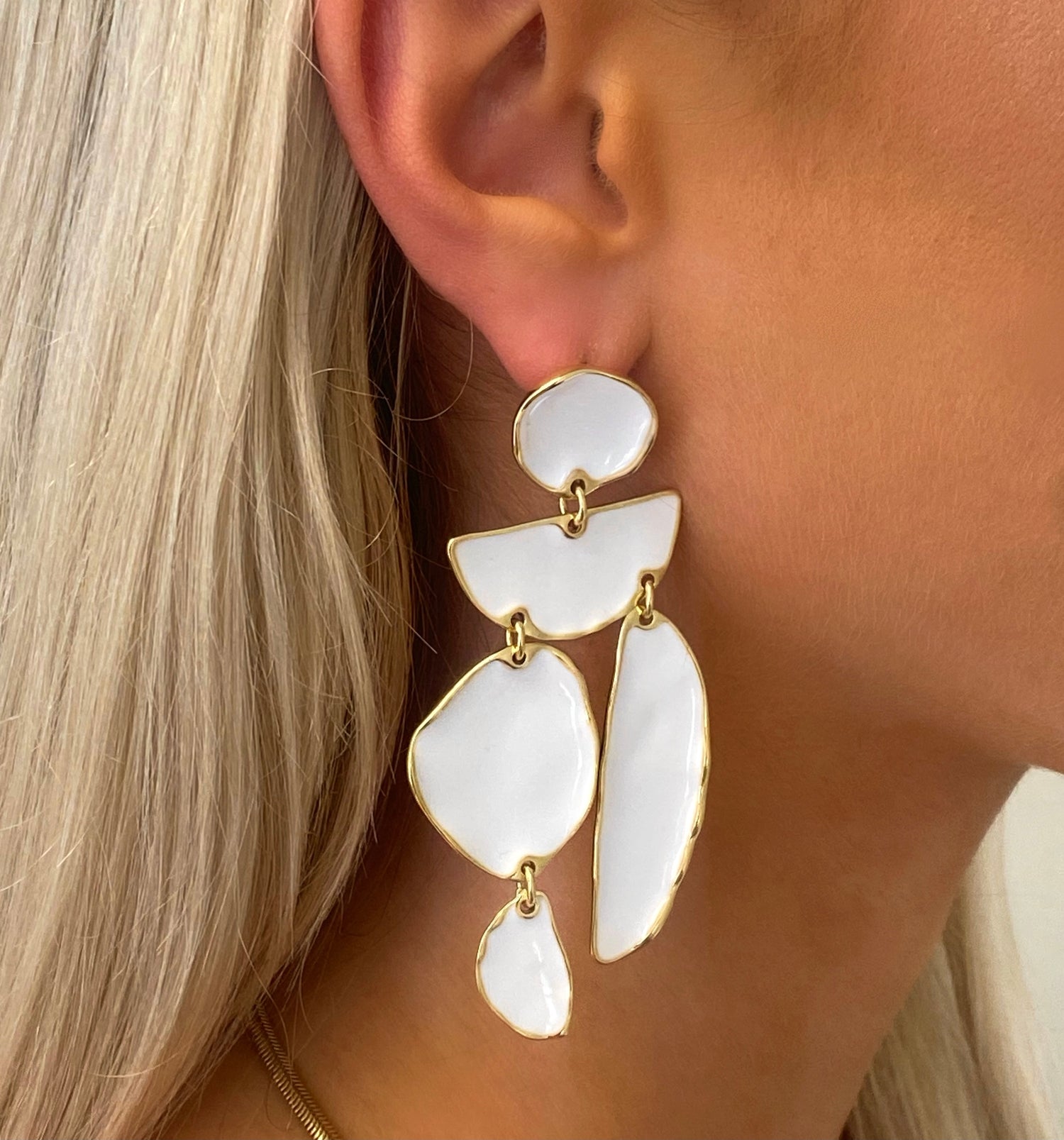 Bianca Statement Earrings | Statement Earrings | Gold Statement Earrings