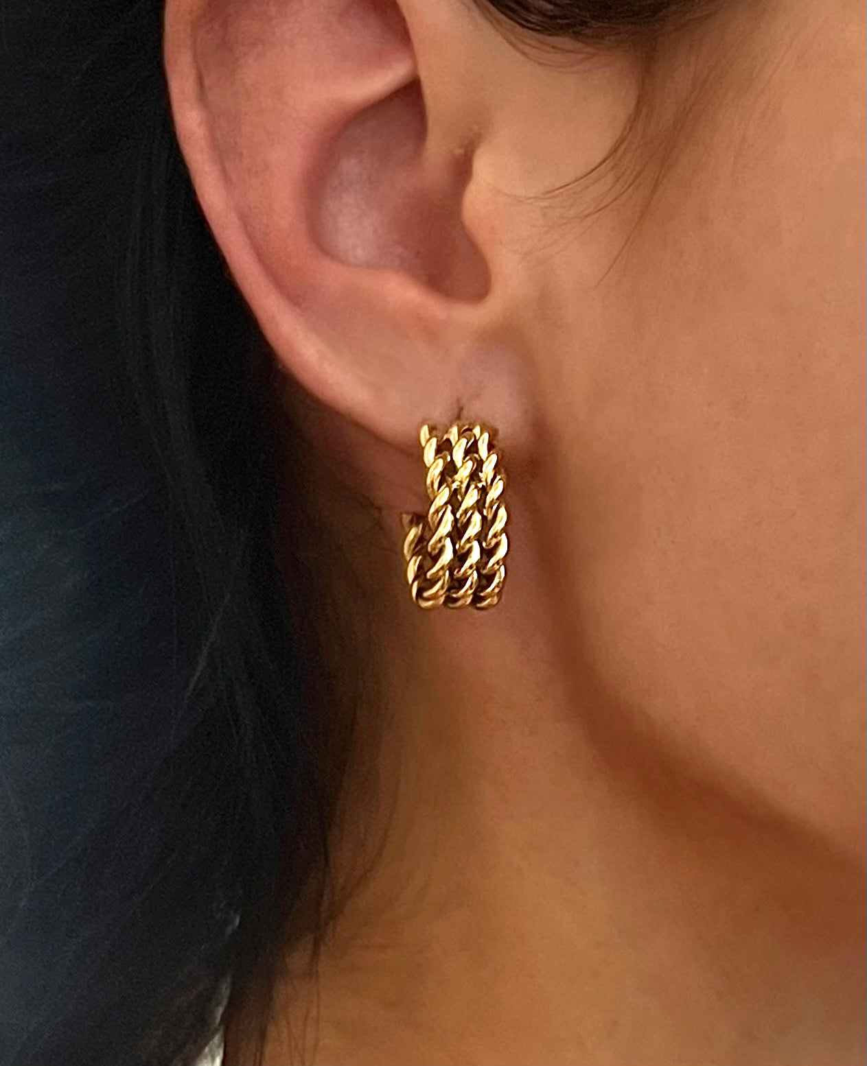 Braided Hoop Earrings